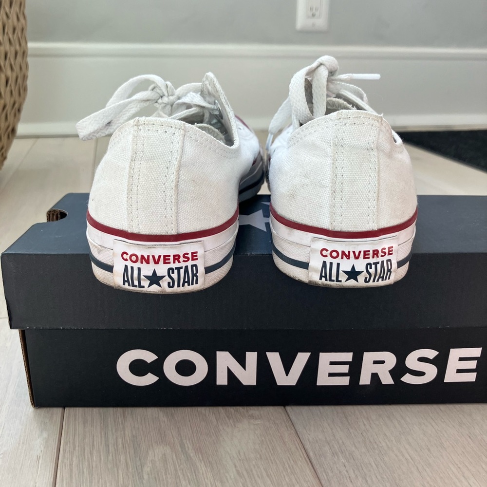 White Converse Chuck Taylor Sneakers - Picture 2 of 4